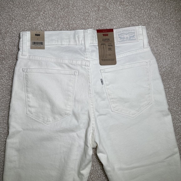 NWT Levi's Women White 311 Shaping Skinny Jeans Capris Size W29 Classic Style - Picture 8 of 12